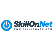logotipo de skill on net