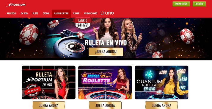 en vivo casino sportium