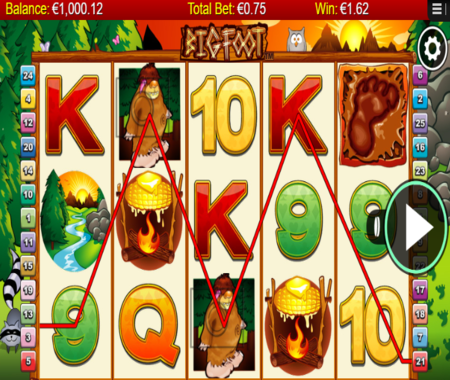 Big Foot símbolo wild