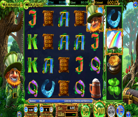 Símbolos especiales de Charm y tréboles