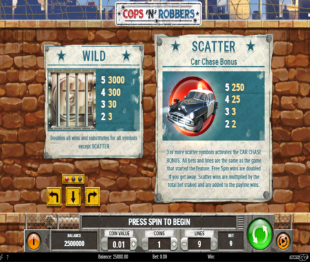 Funciones especiales de Cops 'N' Robbers