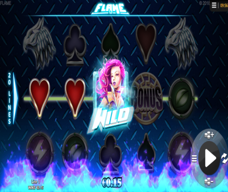 símbolo wild de Flame