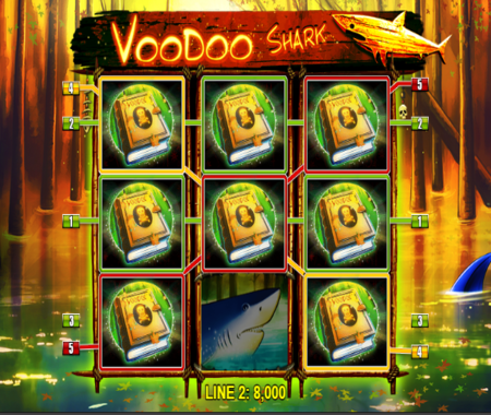 Voodoo Shark símbolos especiales