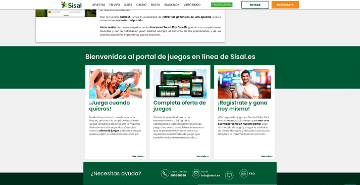 sisal atención al cliente