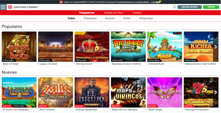 Tragaperras genting casino