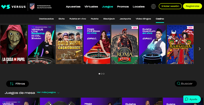 versus casino online