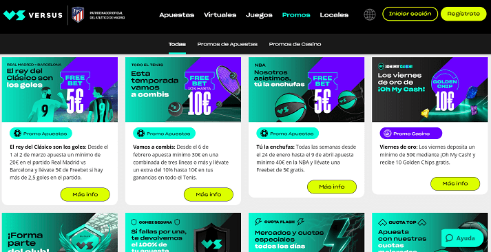 promociones de versus